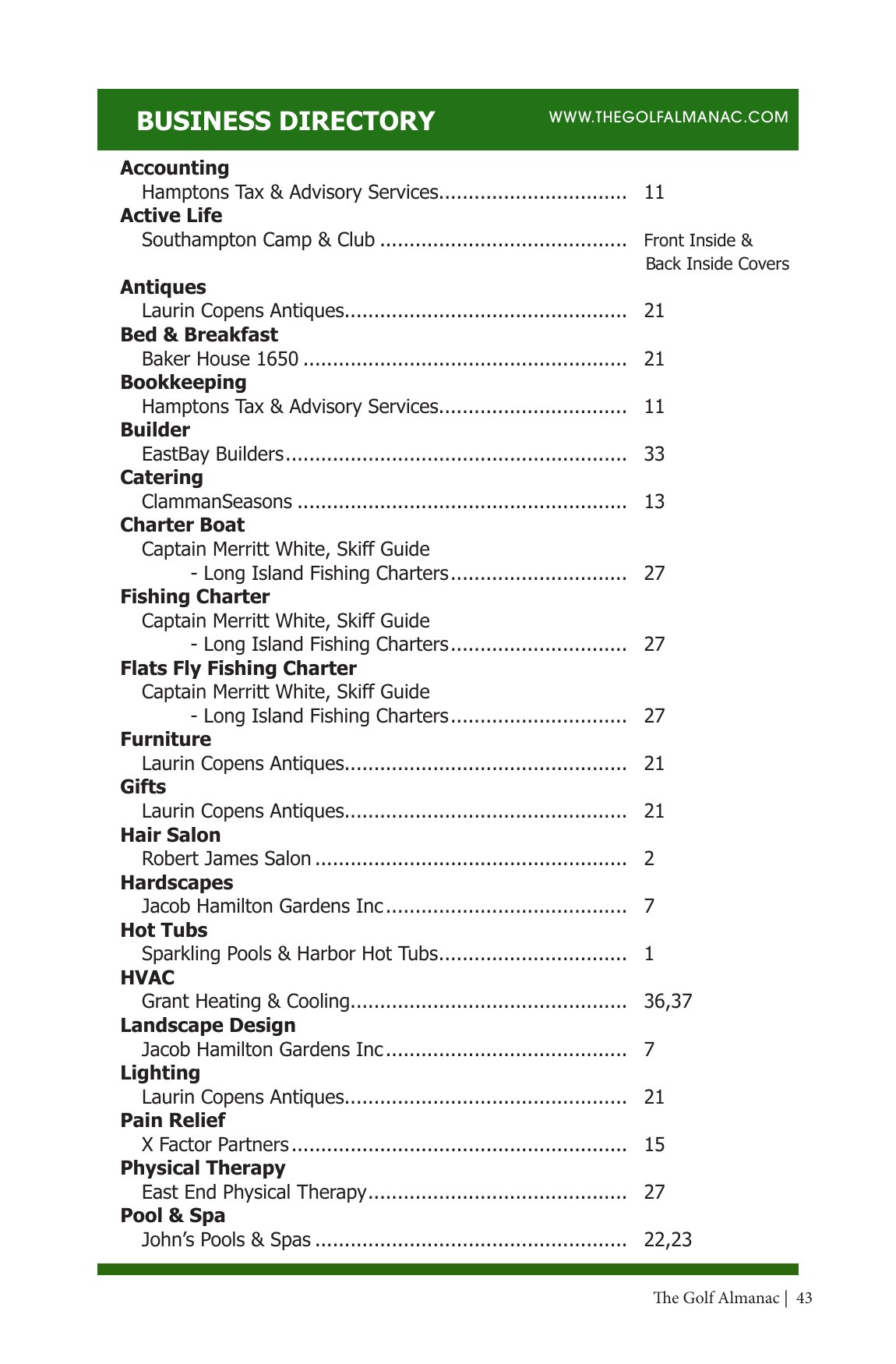The Hamptons, NY - 11th Edition page 45